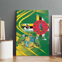 Dominica Independence Day Canvas Wall Art 3 November Coat Of Arms - Wonder Print Shop