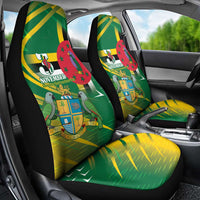 Dominica Independence Day Car Seat Cover 3 November Coat Of Arms - Wonder Print Shop
