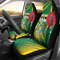 Dominica Independence Day Car Seat Cover 3 November Coat Of Arms - Wonder Print Shop