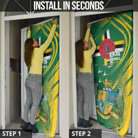 Dominica Independence Day Door Cover 3 November Coat Of Arms - Wonder Print Shop