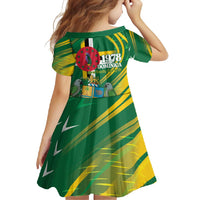 Dominica Independence Day Family Matching Off Shoulder Maxi Dress and Hawaiian Shirt 3 November Coat Of Arms - Wonder Print Shop