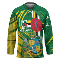 Dominica Independence Day Hockey Jersey 3 November Coat Of Arms - Wonder Print Shop