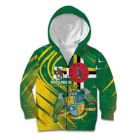 Dominica Independence Day Kid Hoodie 3 November Coat Of Arms - Wonder Print Shop