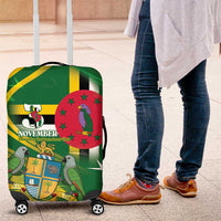Dominica Independence Day Luggage Cover 3 November Coat Of Arms - Wonder Print Shop