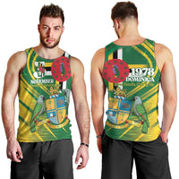 Dominica Independence Day Men Tank Top 3 November Coat Of Arms - Wonder Print Shop