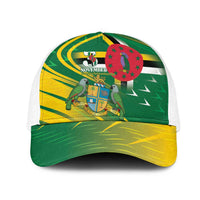 Dominica Independence Day Mesh Trucker Cap 3 November Coat Of Arms - Wonder Print Shop