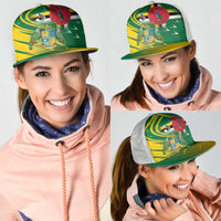 Dominica Independence Day Mesh Trucker Cap 3 November Coat Of Arms - Wonder Print Shop