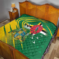 Dominica Independence Day Quilt 3 November Coat Of Arms - Wonder Print Shop