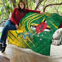 Dominica Independence Day Quilt 3 November Coat Of Arms - Wonder Print Shop