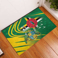 Dominica Independence Day Rubber Doormat 3 November Coat Of Arms - Wonder Print Shop
