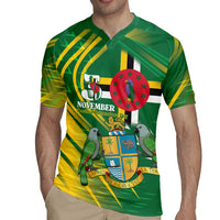 Dominica Independence Day Rugby Jersey 3 November Coat Of Arms - Wonder Print Shop