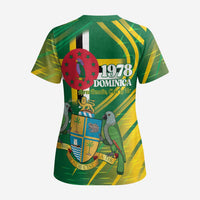 Dominica Independence Day Scrub Top 3 November Coat Of Arms - Wonder Print Shop