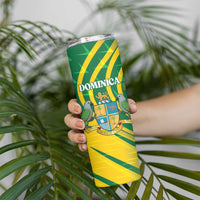 Dominica Independence Day Skinny Tumbler 3 November Coat Of Arms - Wonder Print Shop