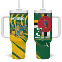 Dominica Independence Day Tumbler With Handle 3 November Coat Of Arms - Wonder Print Shop