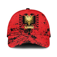 Albania Independence Day Classic Cap Dita e Pavaresise Map Grunge Style - Wonder Print Shop