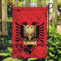Albania Independence Day Garden Flag Dita e Pavaresise Map Grunge Style - Wonder Print Shop