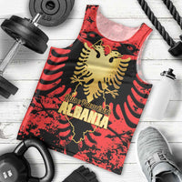 Albania Independence Day Men Tank Top Dita e Pavaresise Map Grunge Style - Wonder Print Shop