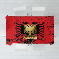 Albania Independence Day Tablecloth Dita e Pavaresise Map Grunge Style - Wonder Print Shop