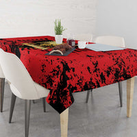 Albania Independence Day Tablecloth Dita e Pavaresise Map Grunge Style - Wonder Print Shop