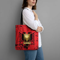 Albania Independence Day Tote Bag Dita e Pavaresise Map Grunge Style - Wonder Print Shop