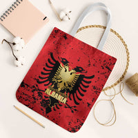 Albania Independence Day Tote Bag Dita e Pavaresise Map Grunge Style - Wonder Print Shop