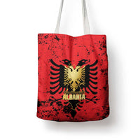 Albania Independence Day Tote Bag Dita e Pavaresise Map Grunge Style - Wonder Print Shop