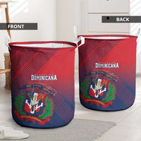 Dominican Republic 2026 Baseball Laundry Basket Coat Of Arms Gradient Style - Wonder Print Shop