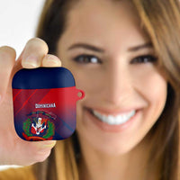 Dominican Republic 2026 Baseball AirPods Case Coat Of Arms Gradient Style - Wonder Print Shop
