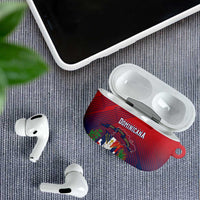 Dominican Republic 2026 Baseball AirPods Case Coat Of Arms Gradient Style - Wonder Print Shop