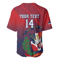 Dominican Republic 2026 Baseball Custom Baseball Jersey Coat Of Arms Gradient Style - Wonder Print Shop