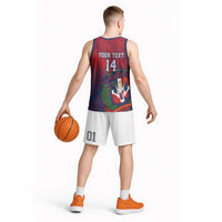 Dominican Republic 2026 Baseball Custom Basketball Jersey Coat Of Arms Gradient Style - Wonder Print Shop