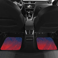 Dominican Republic 2026 Baseball Custom Car Mats Coat Of Arms Gradient Style - Wonder Print Shop