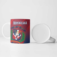 Dominican Republic 2026 Baseball Custom Ceramic Mug Coat Of Arms Gradient Style - Wonder Print Shop