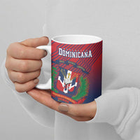 Dominican Republic 2026 Baseball Custom Ceramic Mug Coat Of Arms Gradient Style - Wonder Print Shop