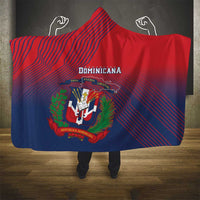 Dominican Republic 2026 Baseball Hooded Blanket Coat Of Arms Gradient Style - Wonder Print Shop