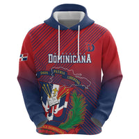 Dominican Republic 2026 Baseball Custom Hoodie Coat Of Arms Gradient Style - Wonder Print Shop
