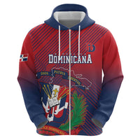 Dominican Republic 2026 Baseball Custom Hoodie Coat Of Arms Gradient Style - Wonder Print Shop