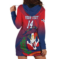 Dominican Republic 2026 Baseball Custom Hoodie Dress Coat Of Arms Gradient Style - Wonder Print Shop