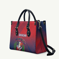 Dominican Republic 2026 Baseball Leather Bag Coat Of Arms Gradient Style - Wonder Print Shop