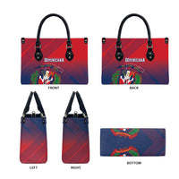 Dominican Republic 2026 Baseball Leather Bag Coat Of Arms Gradient Style - Wonder Print Shop