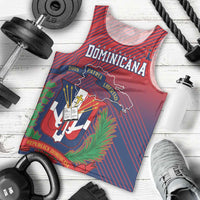 Dominican Republic 2026 Baseball Custom Men Tank Top Coat Of Arms Gradient Style - Wonder Print Shop