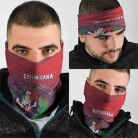 Dominican Republic 2026 Baseball Neck Gaiter Coat Of Arms Gradient Style - Wonder Print Shop
