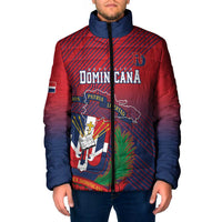 Dominican Republic 2026 Baseball Custom Padded Jacket Coat Of Arms Gradient Style - Wonder Print Shop