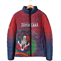 Dominican Republic 2026 Baseball Custom Padded Jacket Coat Of Arms Gradient Style - Wonder Print Shop