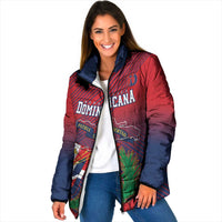 Dominican Republic 2026 Baseball Custom Padded Jacket Coat Of Arms Gradient Style - Wonder Print Shop
