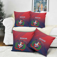 Dominican Republic 2026 Baseball Pillow Cover Coat Of Arms Gradient Style - Wonder Print Shop