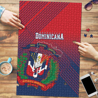 Dominican Republic 2026 Baseball Puzzle Coat Of Arms Gradient Style - Wonder Print Shop