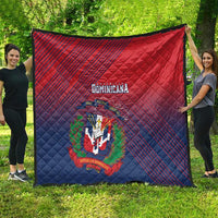 Dominican Republic 2026 Baseball Quilt Coat Of Arms Gradient Style - Wonder Print Shop