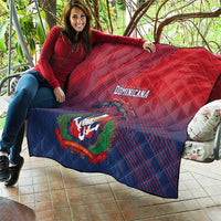 Dominican Republic 2026 Baseball Quilt Coat Of Arms Gradient Style - Wonder Print Shop