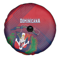 Dominican Republic 2026 Baseball Spare Tire Cover Coat Of Arms Gradient Style - Wonder Print Shop